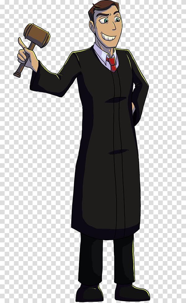 Ace Attorney Investigations 2 Judge Drawing Cartoon, Ace Attorney transparent background PNG clipart