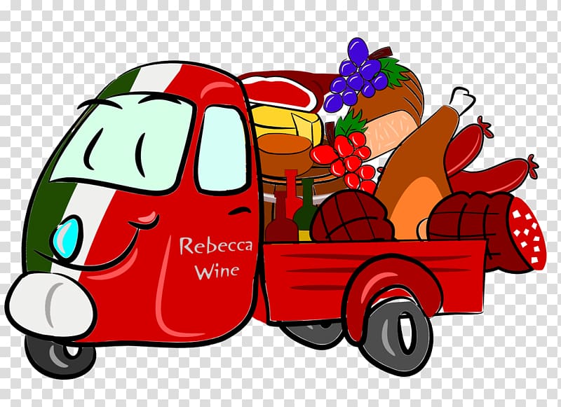 Car Tuscany Wine Food Van, car transparent background PNG clipart