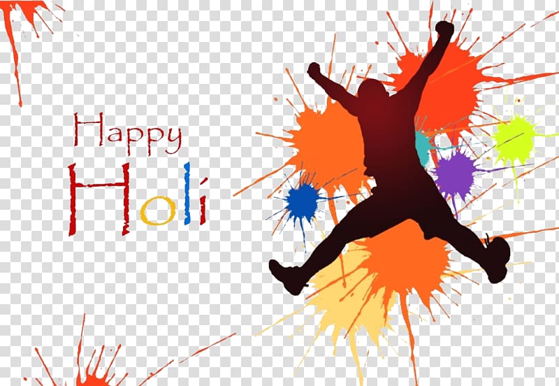 Holi Editing , Happy Holi Text transparent background PNG clipart