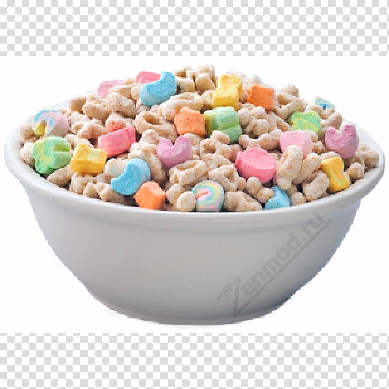 Breakfast cereal Cotton candy Lucky Charms Food, Lucky Charm transparent background PNG clipart