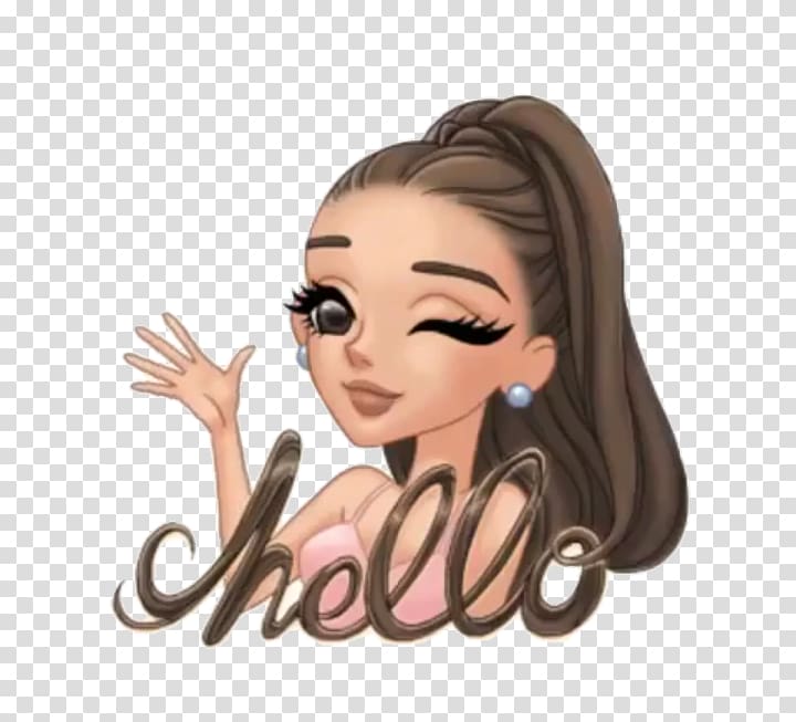 Ariana Grande Emoji Drawing Moonlight Victorious, ariana grande transparent background PNG clipart