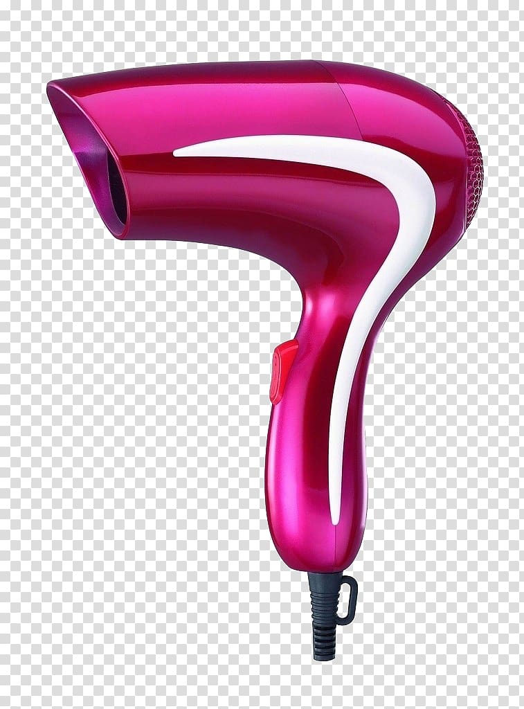 Hair dryer Negative air ionization therapy, Household hair dryer thermostat transparent background PNG clipart