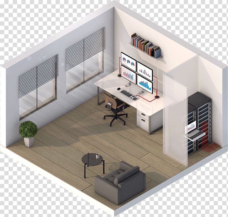Classroom Office Isometric projection Space, natural and unrestrained transparent background PNG clipart