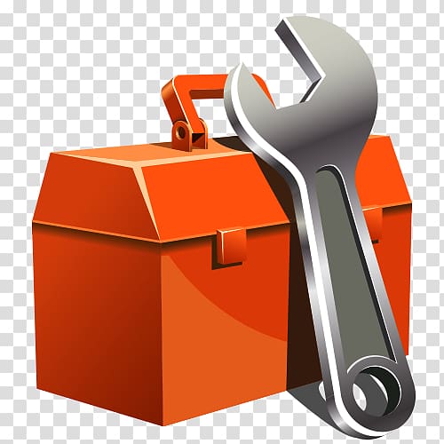 Toolbox Wrench, Cartoon toolbox transparent background PNG clipart