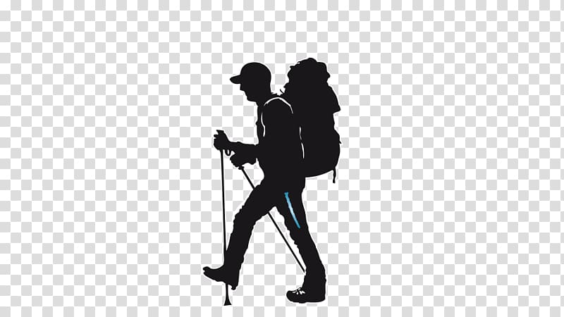 silhouette of hiker illustration, Appalachian National Scenic Trail Ozark Trail Hiking Backpacking, hike transparent background PNG clipart