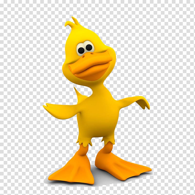 Rubber duck Cartoon Illustration, duck transparent background PNG clipart