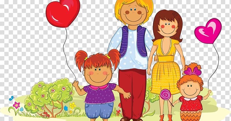 Cartoon Family Lorem Ipsum is simply dummy text of the printing Illustration , Family transparent background PNG clipart