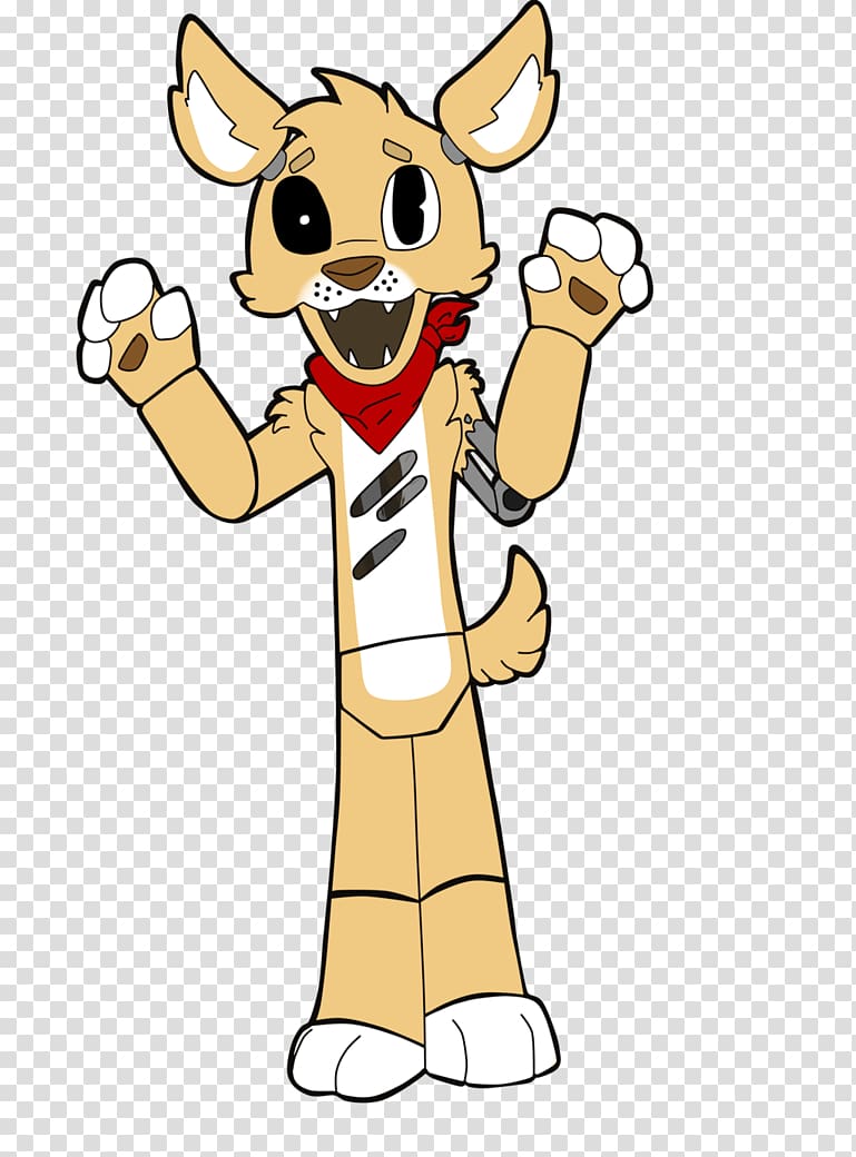 Five Nights at Freddy\'s 2 Red fox Animatronics Puppy, cartoon wolf transparent background PNG clipart