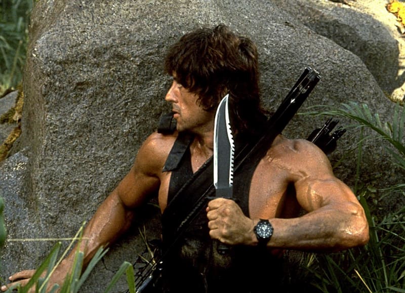 John Rambo Knife Action Film, rambo transparent background PNG clipart