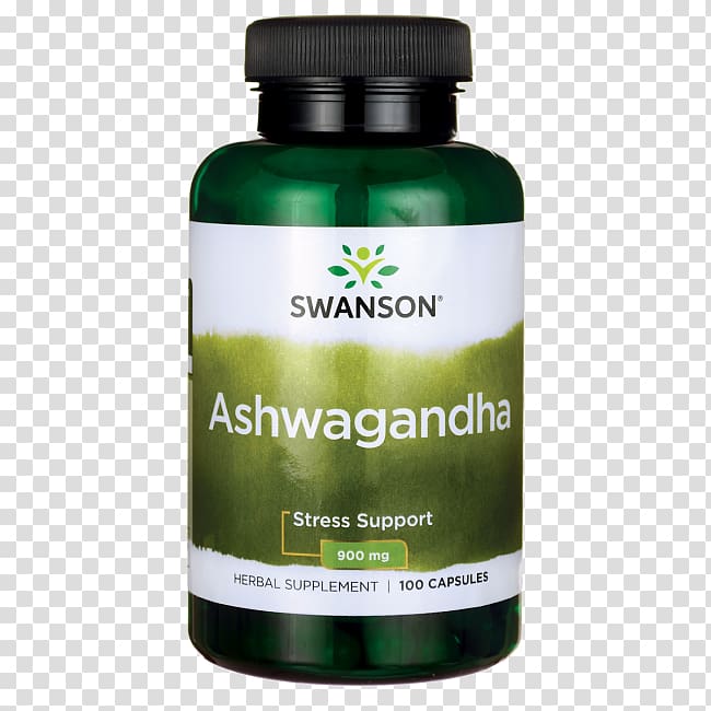 Dietary supplement Swanson Health Products Herb Magnesium stearate, ashwagandha transparent background PNG clipart