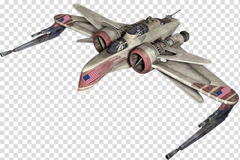 Clone Wars Clone trooper Anakin Skywalker ARC-170 starfighter X-wing Starfighter, star wars transparent background PNG clipart