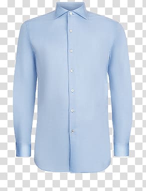 blue long-sleeved button-up shirt, Shirt Light Blue transparent background PNG clipart