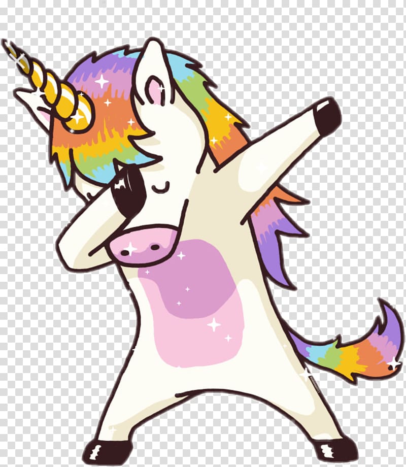 T-shirt Dab Dab Dance Magic Unicorn, unicorn, unicorn on dub position transparent background PNG clipart