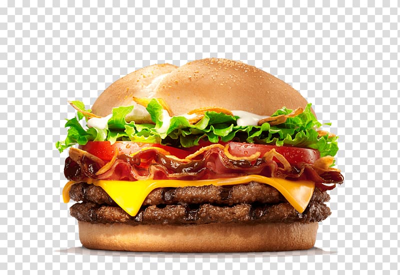 Hamburger Cheeseburger Whopper Chophouse restaurant Big King, shadow transparent background PNG clipart