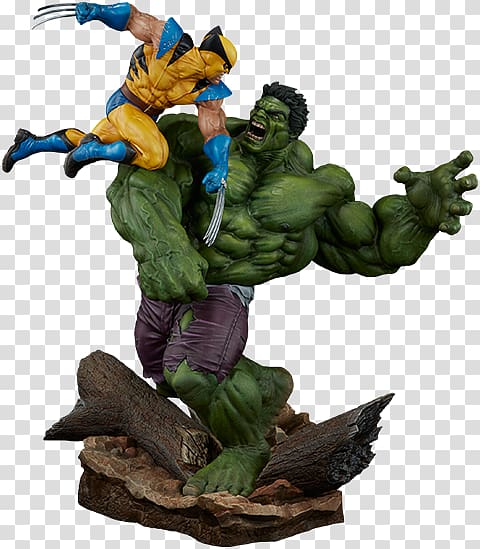 Ultimate Wolverine vs. Hulk Ultimate Wolverine vs. Hulk Amadeus Cho Sculpture, Hulk marvel transparent background PNG clipart