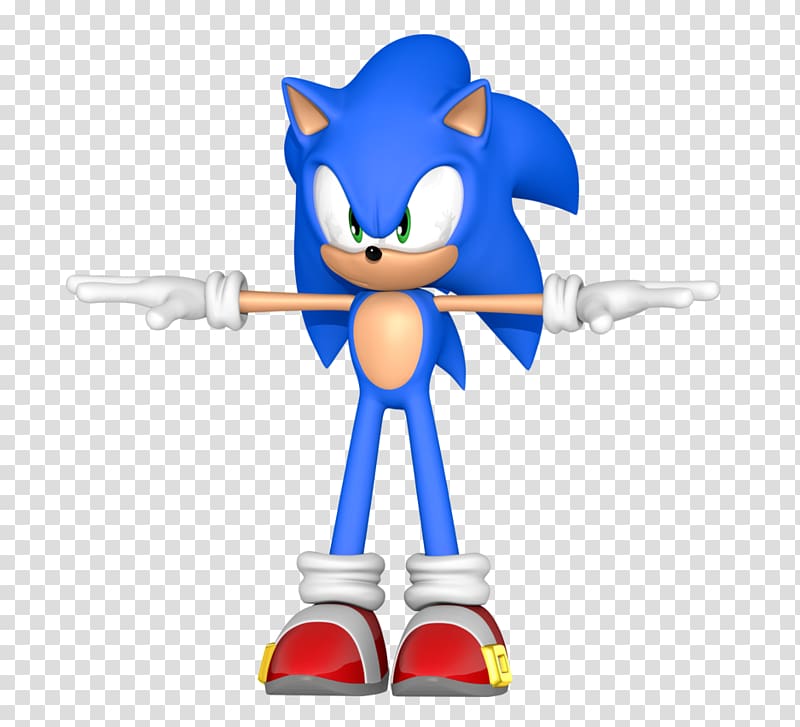 Sonic Unleashed Sonic Heroes Wii Sonic & Sega All-Stars Racing Sonic Colors, t-pose transparent background PNG clipart
