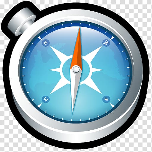 Safari application logo, measuring instrument electric blue hardware, Safari transparent background PNG clipart
