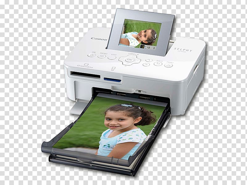 Inkjet printing Canon SELPHY CP1000 Compact printer, printer transparent background PNG clipart