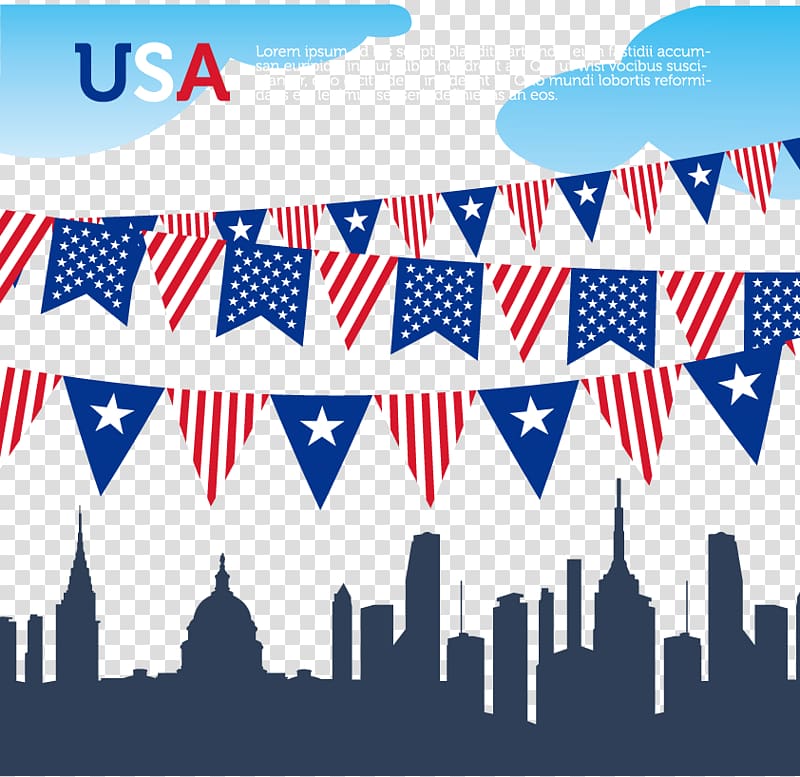 U.S.A. flag art, United States Scalable Graphics Icon, USA transparent background PNG clipart