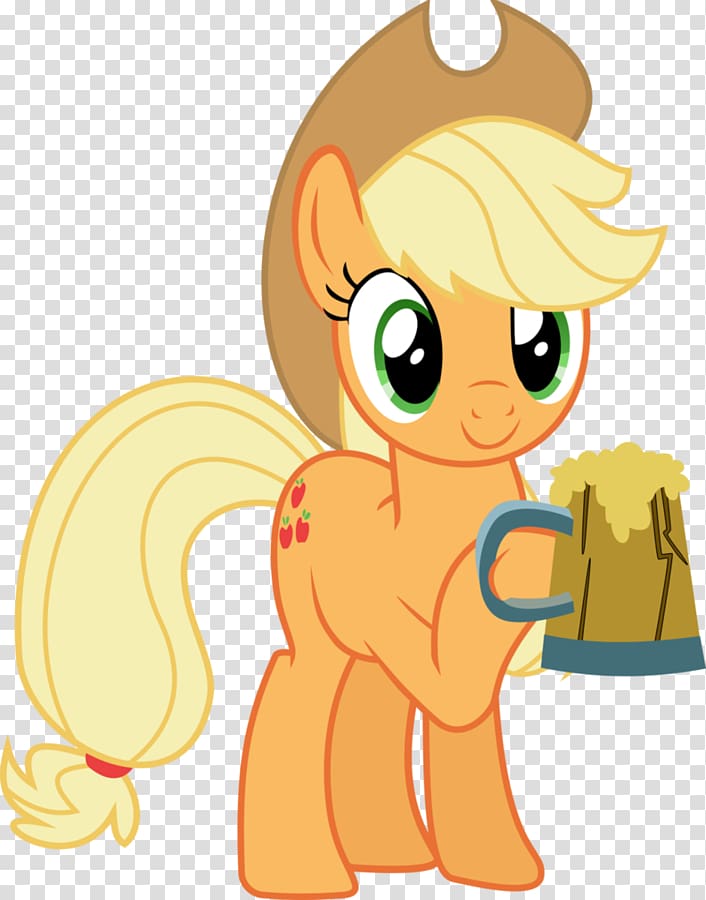 Applejack Pony Rarity Character, applejack and big mac transparent background PNG clipart