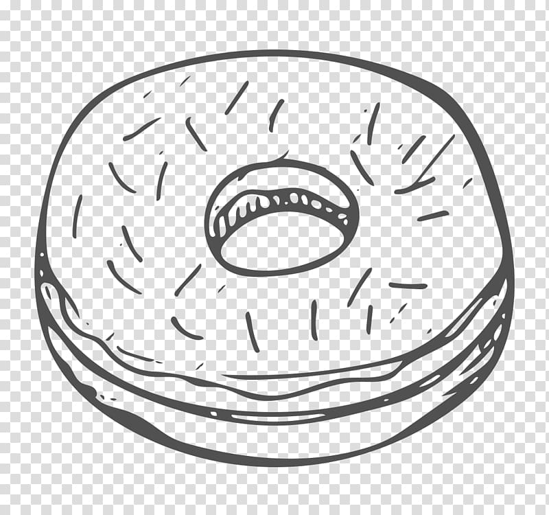 Doughnut Cartoon Food, Cartoon donut transparent background PNG clipart