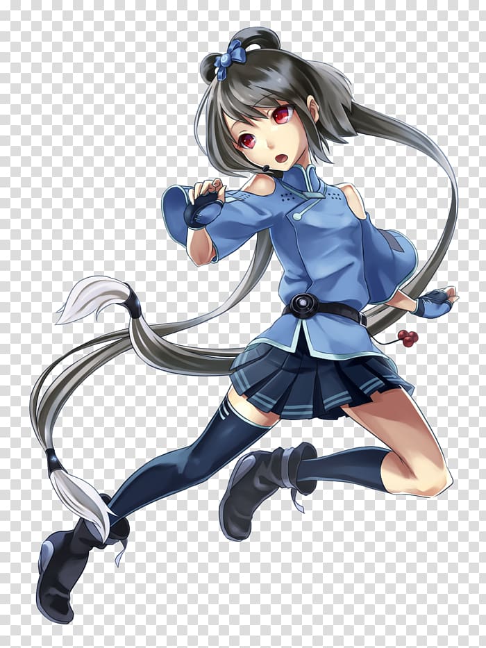 Vocaloid Anime Luo Tianyi gRPC, Anime transparent background PNG clipart