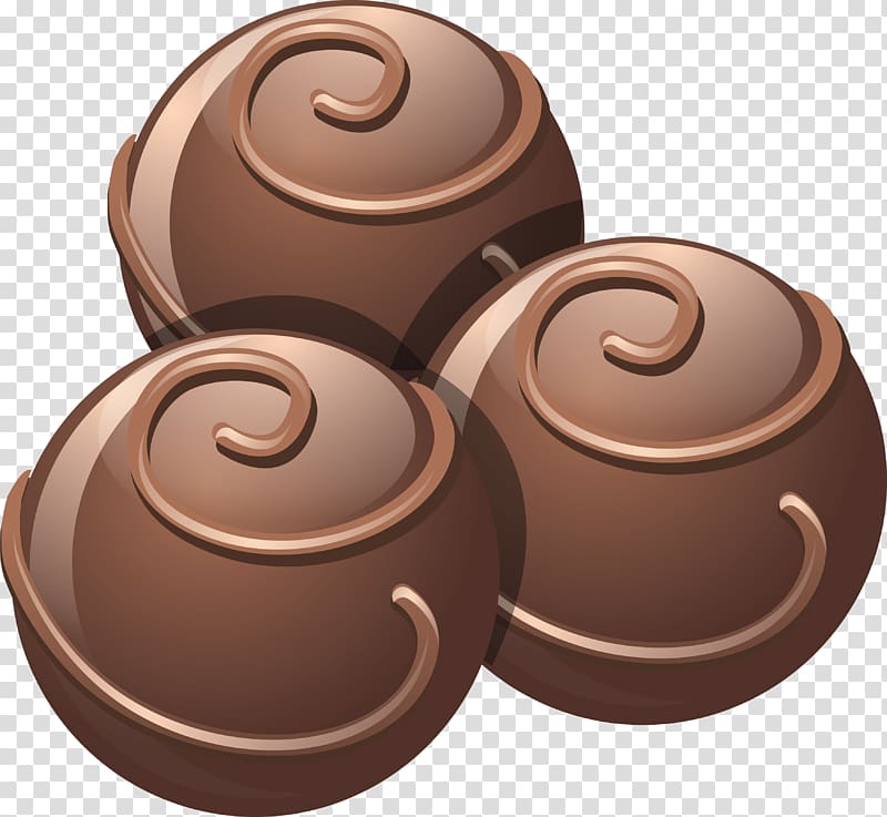 three round brown candies illustration, Chocolate bar , Chocolate transparent background PNG clipart