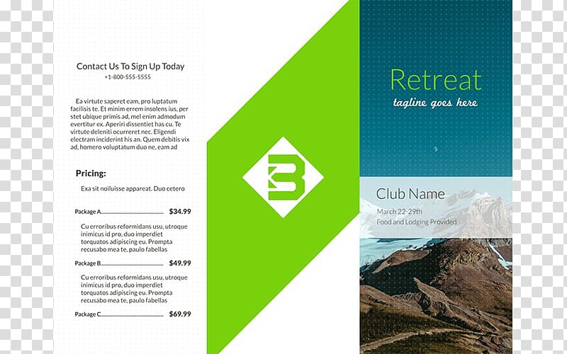 Marketing brochure Template Information Adobe InDesign, others transparent background PNG clipart