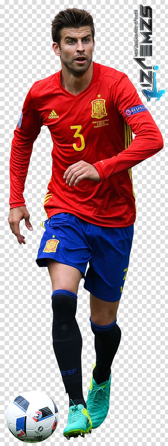 Gerard Piqué Spain national football team Football player Rendering, football transparent background PNG clipart