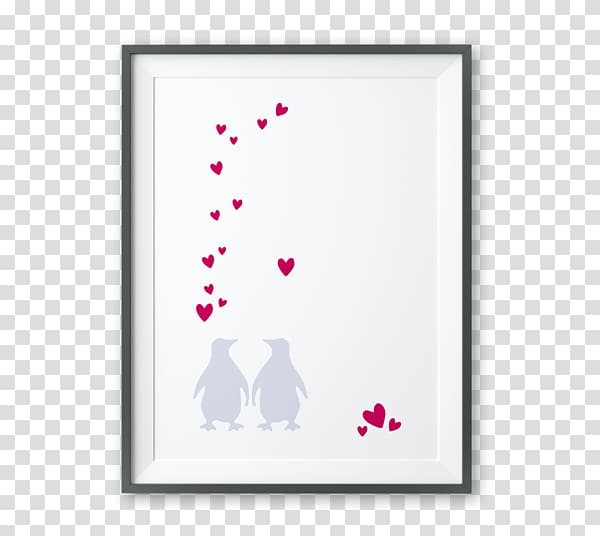 Penguin Frames Gift Love, Penguin transparent background PNG clipart