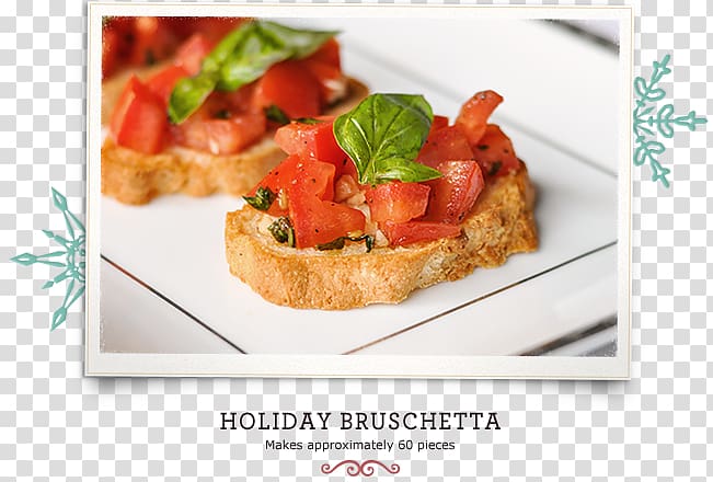 Bruschetta Vegetarian cuisine Breakfast European cuisine Highway M07, cherry tomato transparent background PNG clipart