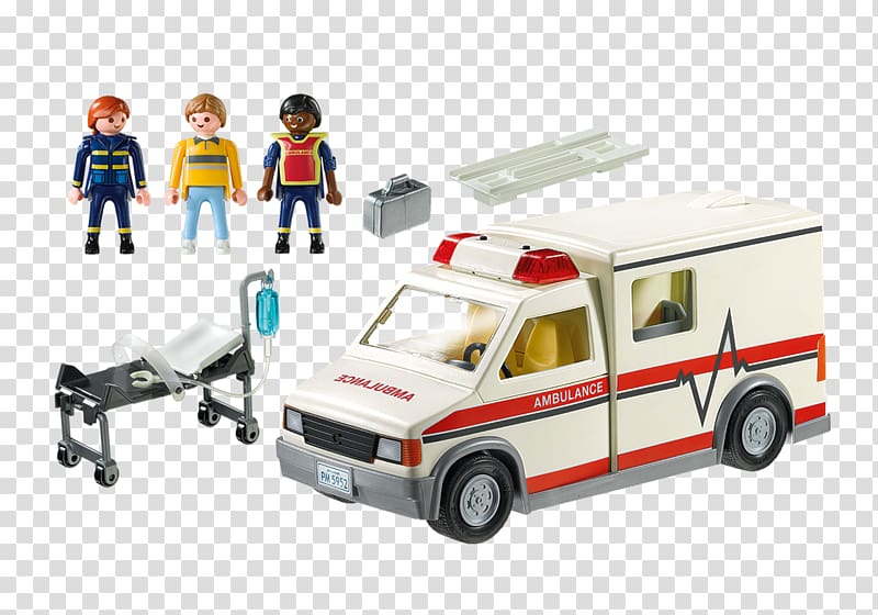 Playmobil Ambulance Toy Rescue Game, ambulance transparent background PNG clipart
