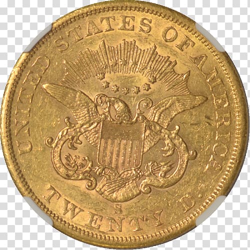 Numismatic Guaranty Corporation Gold coin Quarter eagle, Coin transparent background PNG clipart