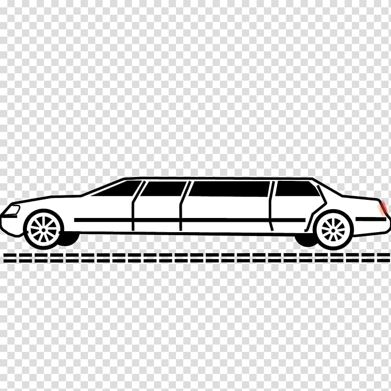 Limousine Car Sedan Volvo S90 AB Volvo, stretch limo transparent background PNG clipart