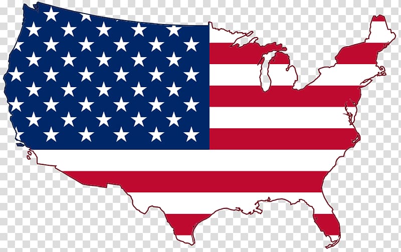 Flag of the United States Map , American Flag Page Border transparent background PNG clipart