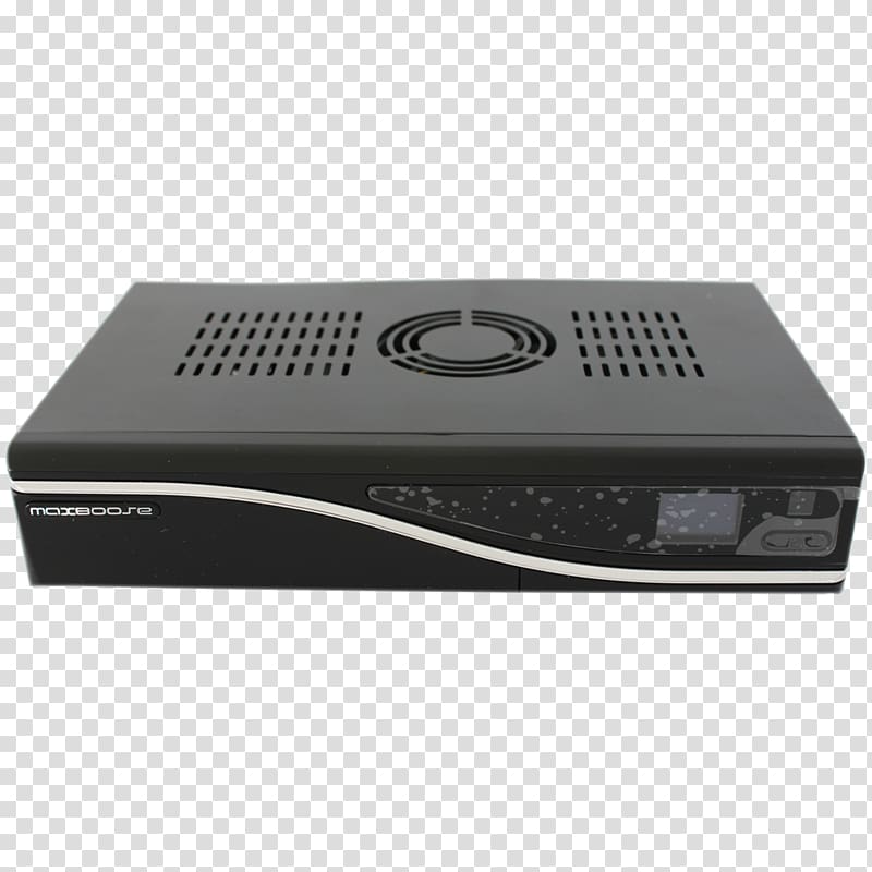 Radio receiver Electronics Cable converter box Audio Amplifier, satellite receiver transparent background PNG clipart