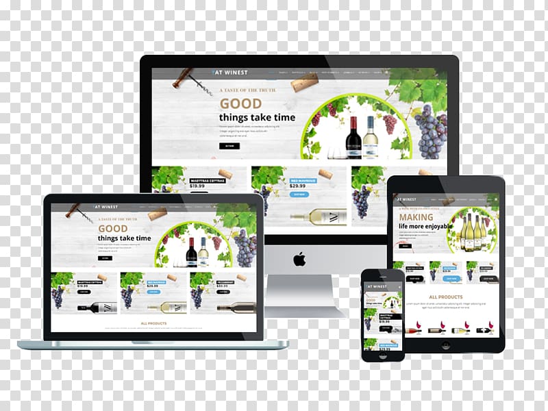 Responsive web design WordPress Template Theme WooCommerce, WordPress transparent background PNG clipart