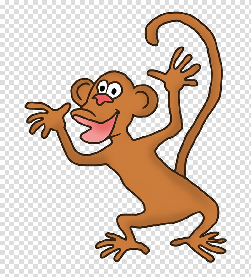Monkey Drawing , funny transparent background PNG clipart