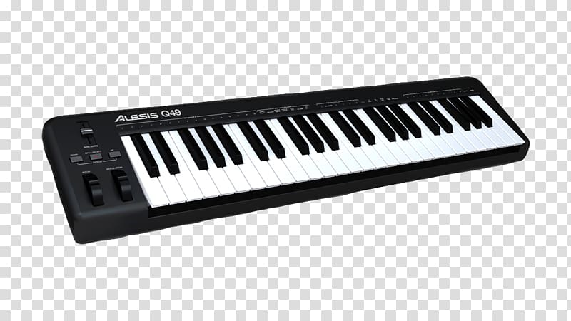 Computer keyboard MIDI keyboard MIDI Controllers Musical keyboard, keyboard transparent background PNG clipart