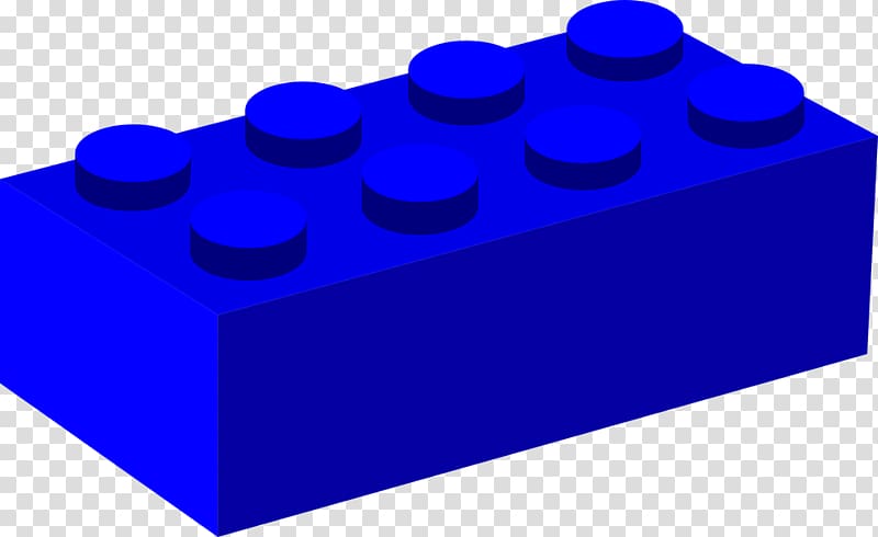 Toy block LEGO Blue, toy transparent background PNG clipart