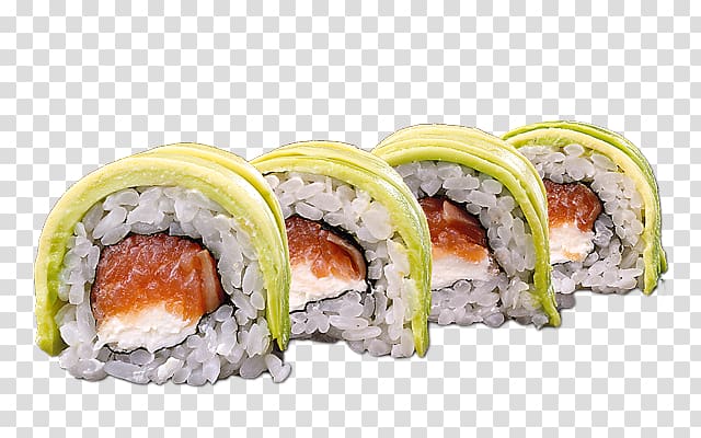 California roll Sushi Sashimi Japanese Cuisine Tempura, Paratha Roll transparent background PNG clipart