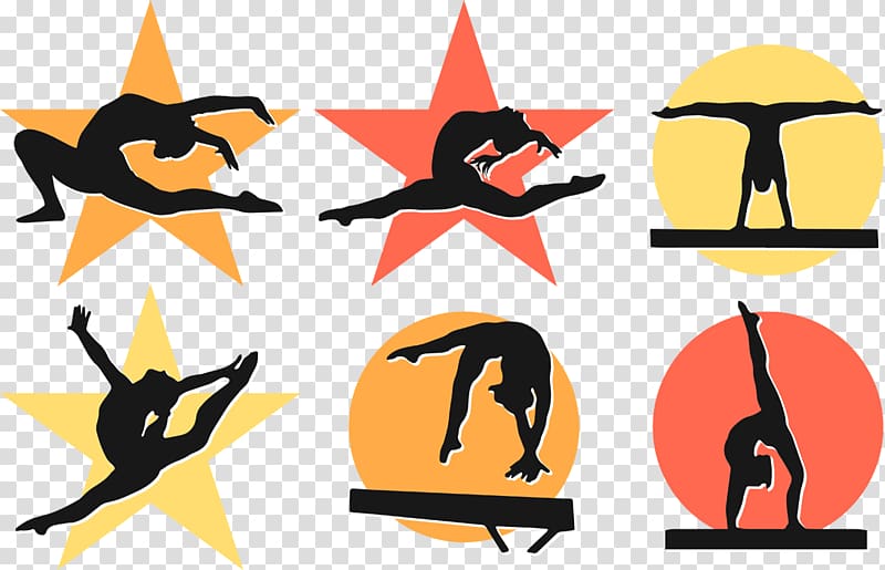 GYMNASTS & GYMNASTICS Sport, Exercise silhouette girl transparent background PNG clipart