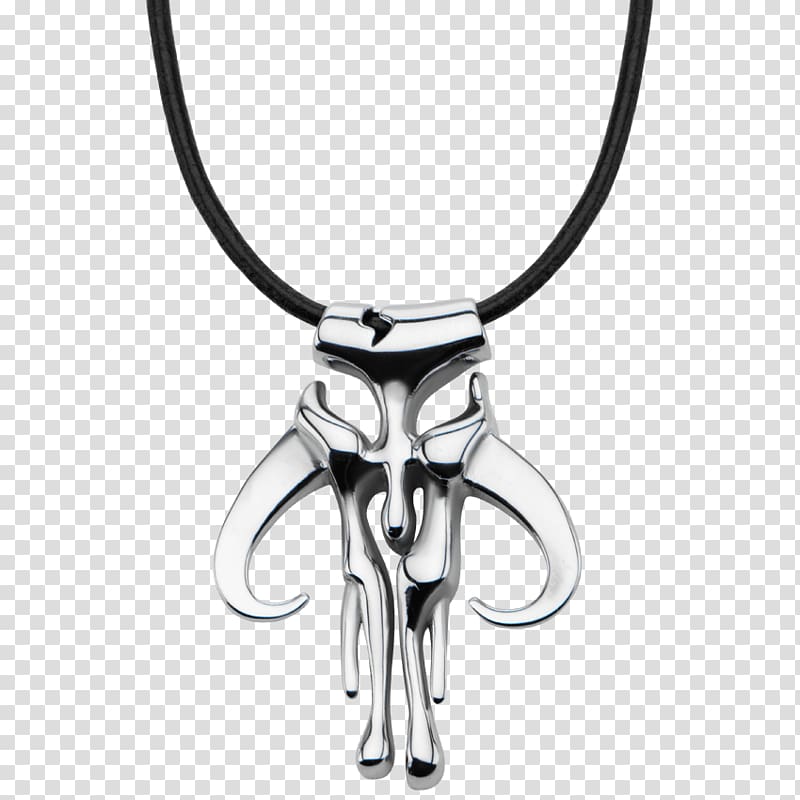 Boba Fett Anakin Skywalker Mandalorian Necklace Charms & Pendants, necklace transparent background PNG clipart