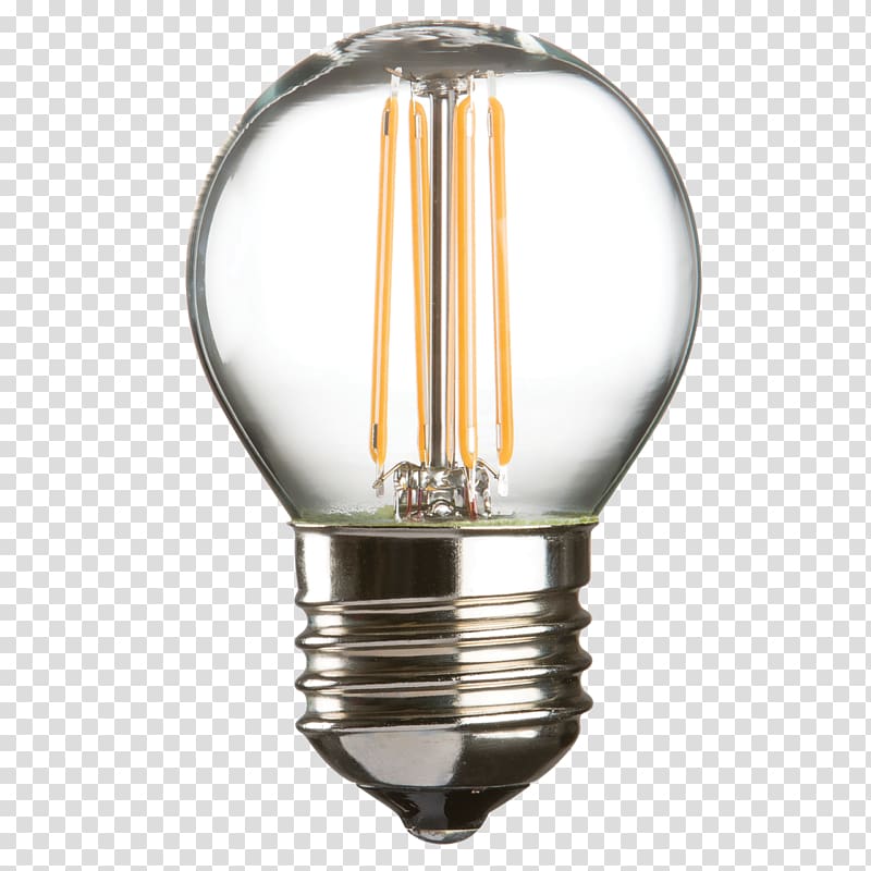 LED lamp Edison screw LED filament Bayonet mount Incandescent light bulb, lamp transparent background PNG clipart