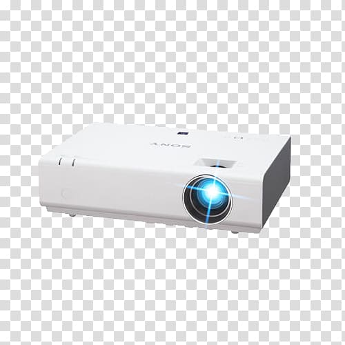 Video projector LCD projector Wide XGA Liquid-crystal display,, Business office projector transparent background PNG clipart