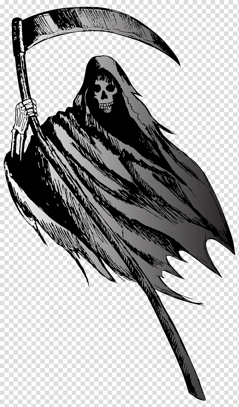 grim reaper illustration, Death , Grim Reaper transparent background PNG clipart