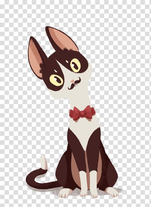 Whiskers Puppy Dog breed Cat, kitten with a bow transparent background PNG clipart