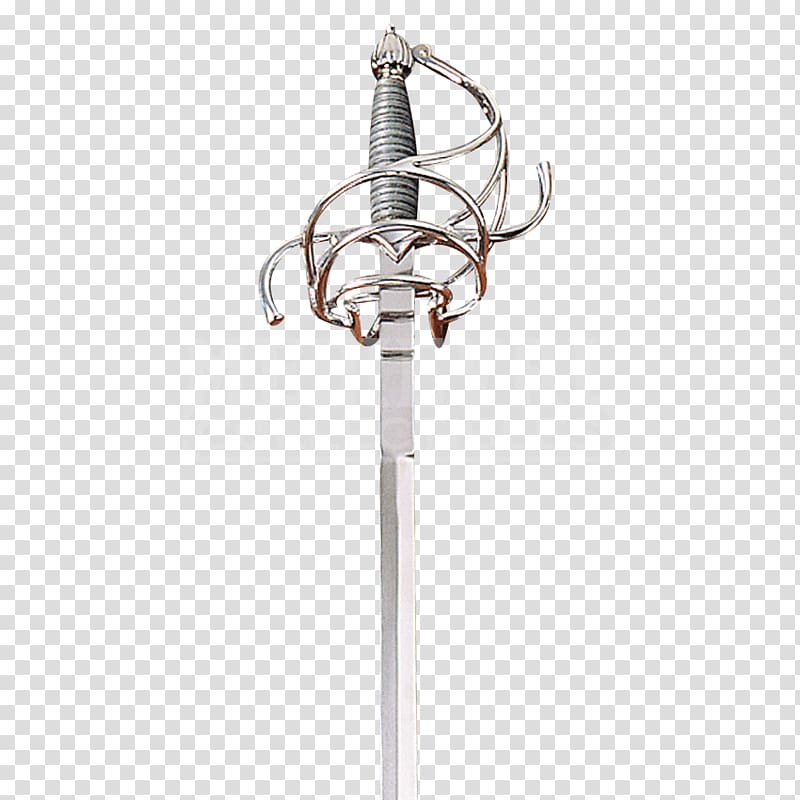 Middle Ages Sword English medieval clothing Rapier Spanish, Sword transparent background PNG clipart