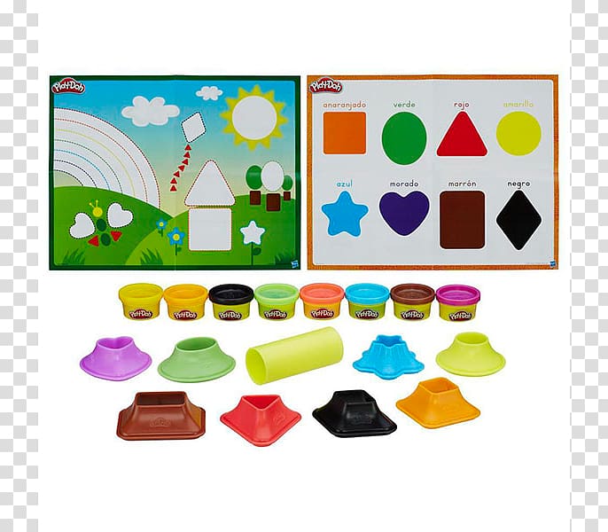 Play-Doh Shape and Learn Colours and Shapes Amazon.com Toy Plasticine, toy transparent background PNG clipart