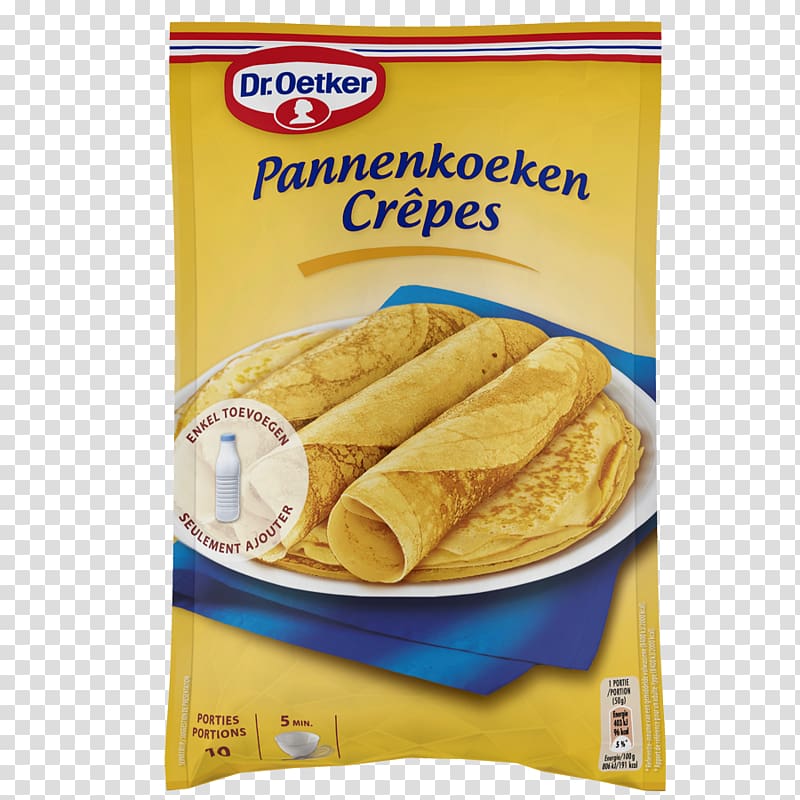 Crêpe Pancake Milk Dr. Oetker Flour, milk transparent background PNG clipart